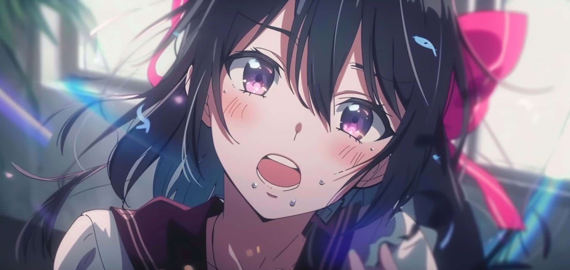 Emotional Anime Girl Tears Wallpaper