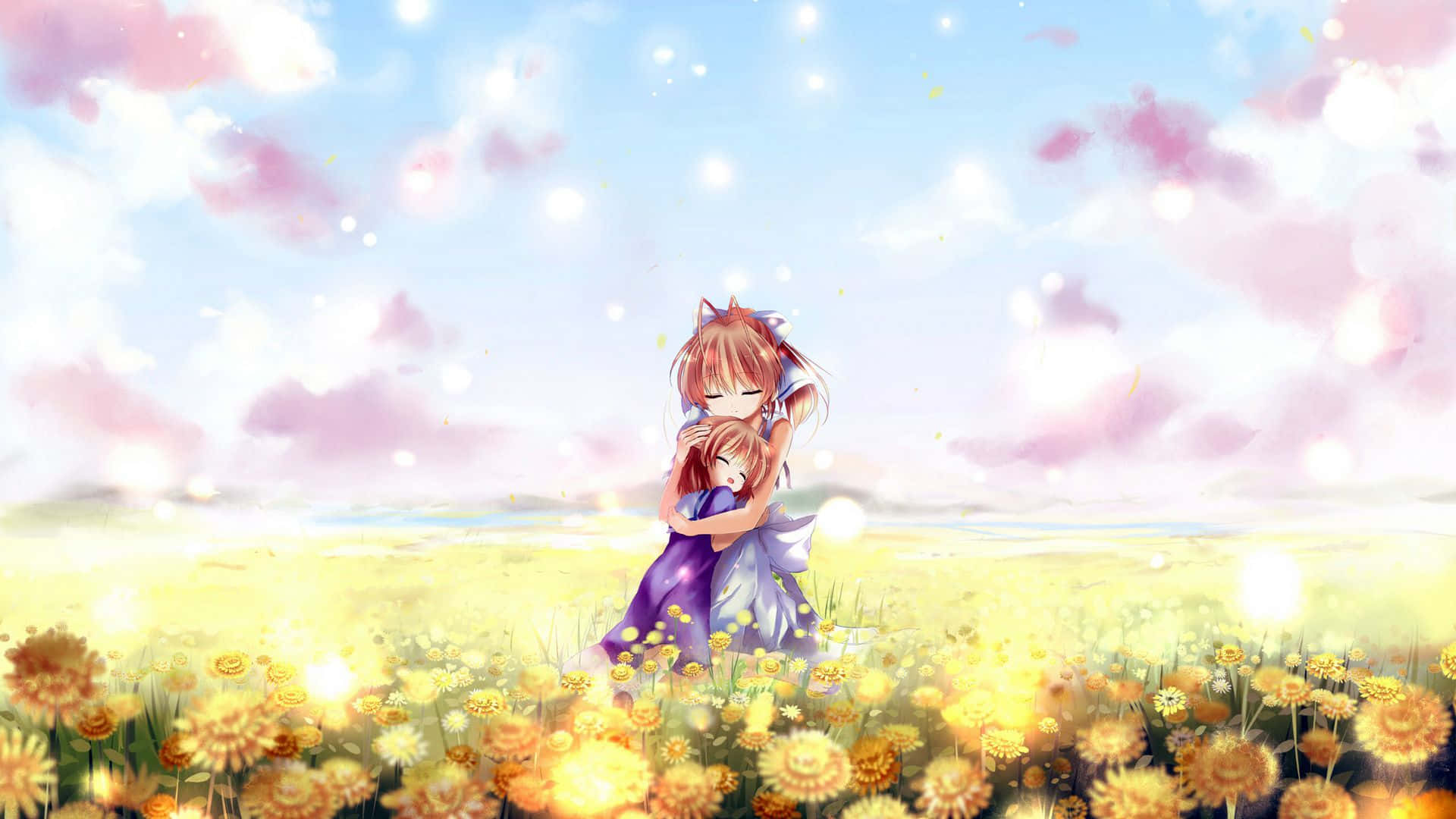Emotional Moment In Clannad After Story Wallpaper