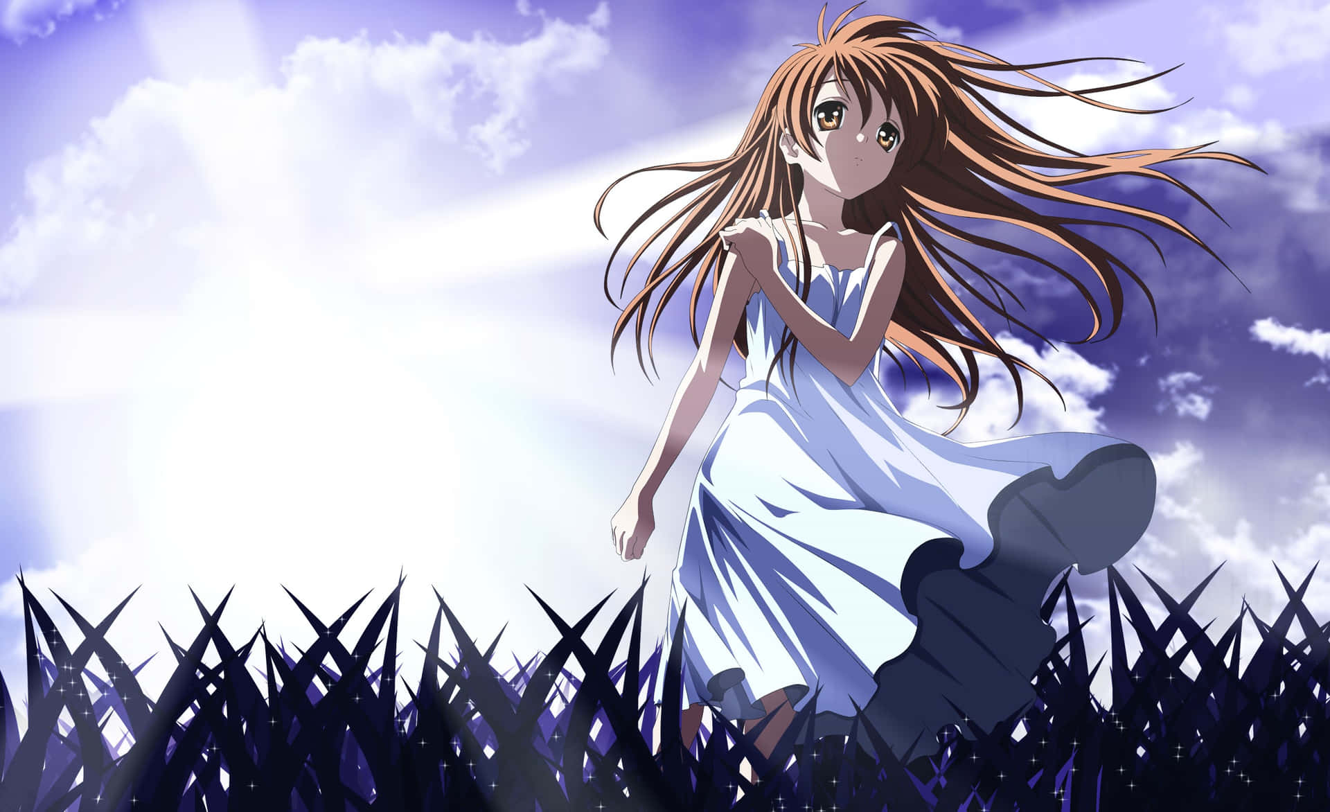 Emotional Scene From Clannad After Story With Main Characters. Wallpaper
