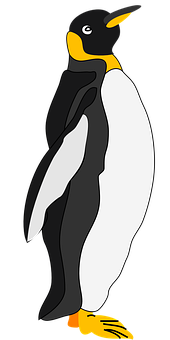 Emperor Penguin Illustration PNG