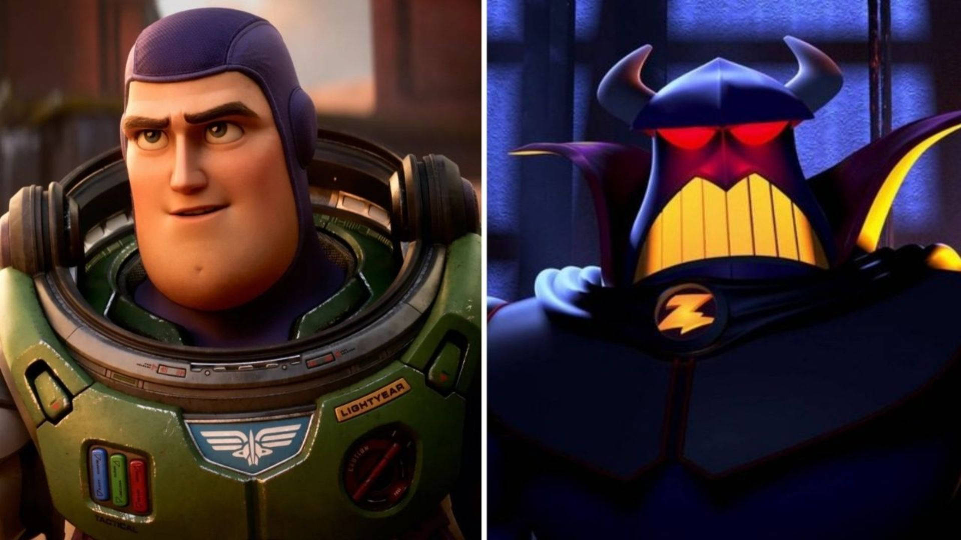 Emperor Zurg And Buzz Side By Side Wallpaper