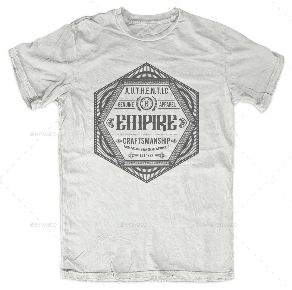 Empire Craftsmanship T Shirt Template PNG