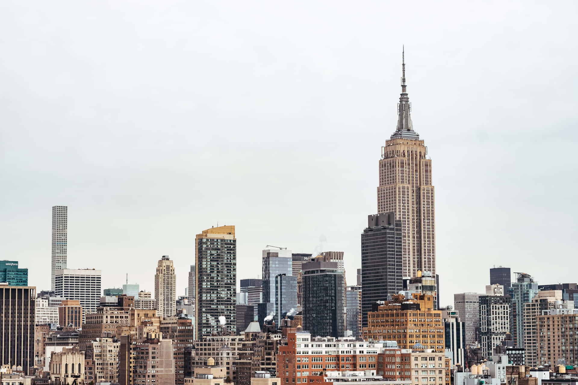 Forbløffendenatteudsigt Af Empire State Building.