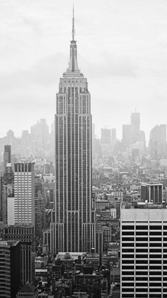 Empire State Building I New York iPhone Tapet Wallpaper