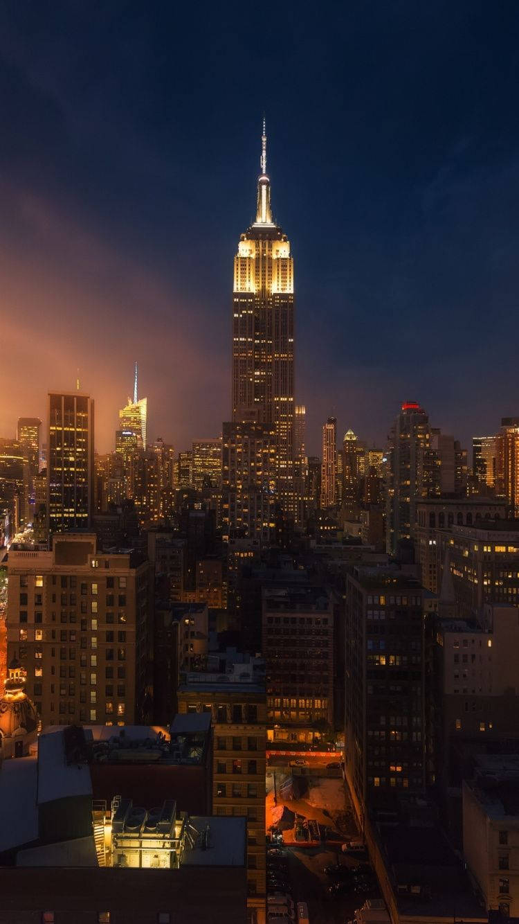 Empire State Building In New York Wallpaper
