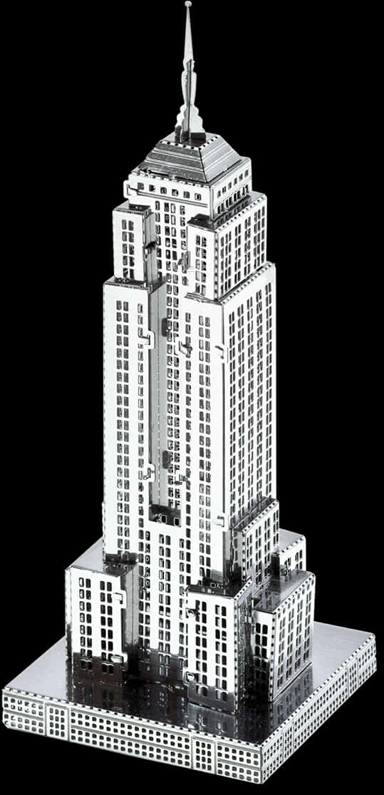 Empire State Building Model PNG