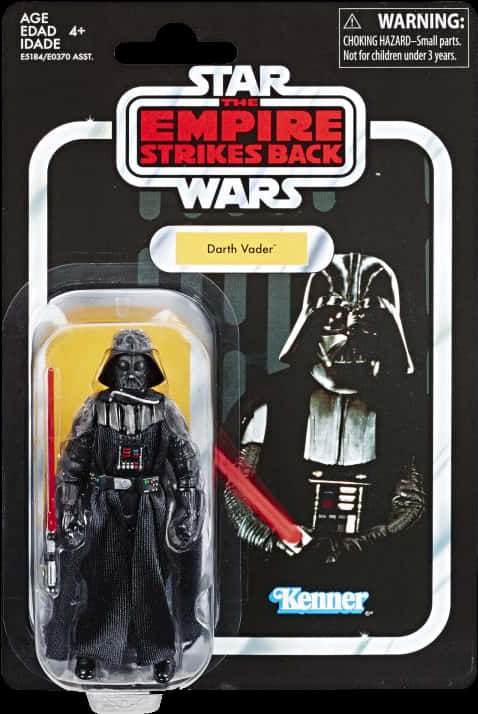 Empire Strikes Back Darth Vader Action Figure PNG