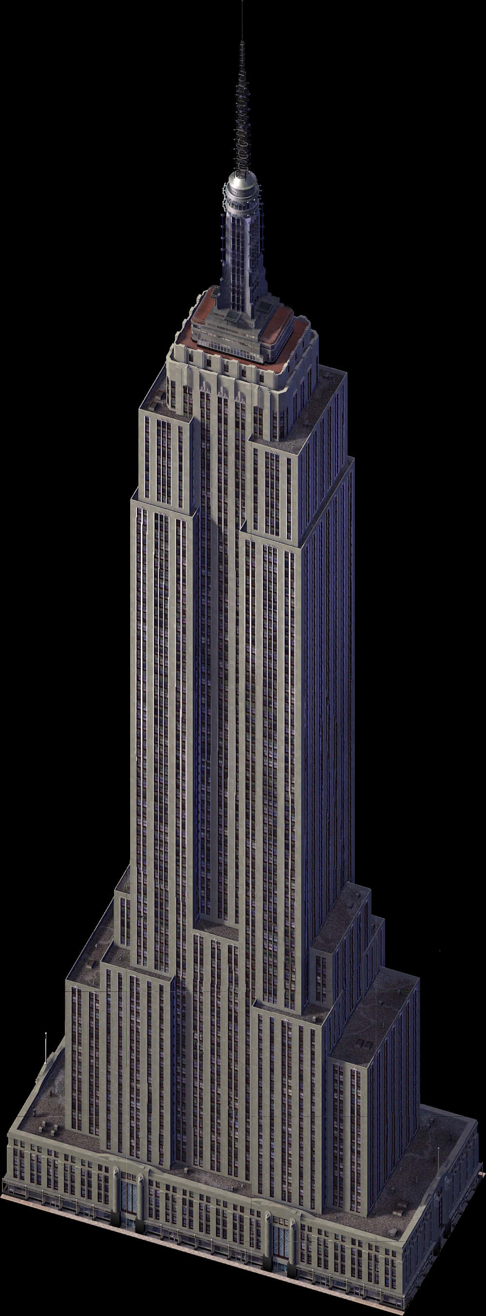 Empire_ State_ Building_ Night_ View PNG