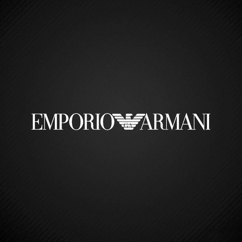 Emporioarmani-logotyp För Modevarumärken Wallpaper