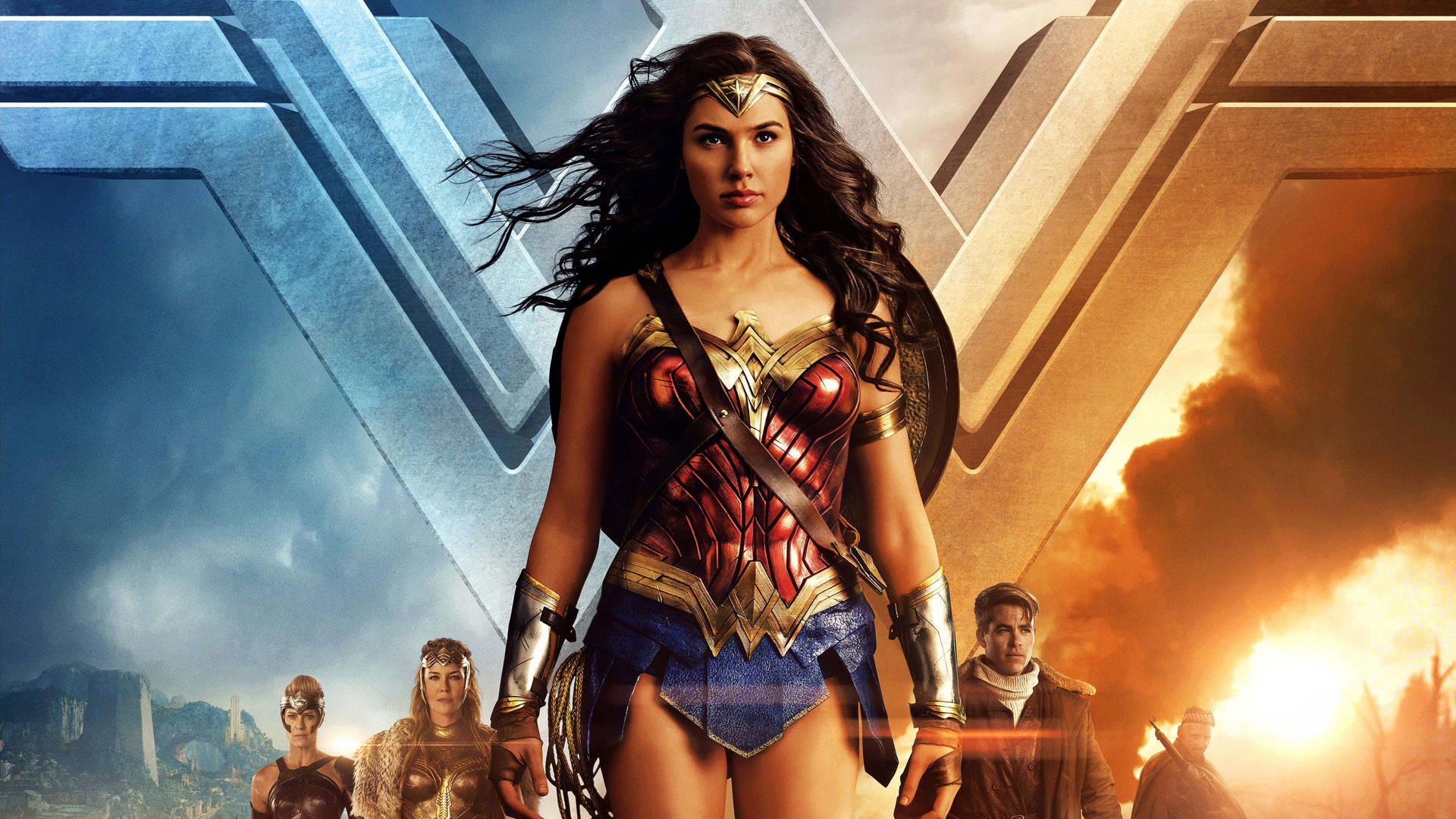 Empowering Wonder Woman: Symbol Of Strength And Justice Wallpaper