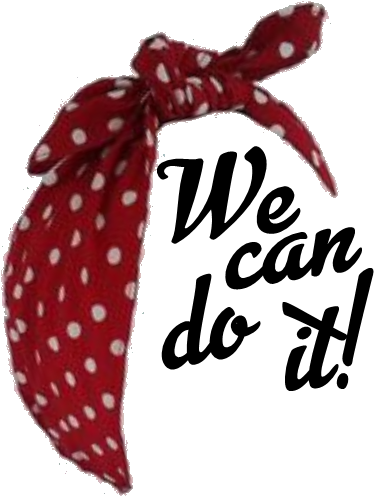 Empowerment Red Polka Dot Bandana PNG