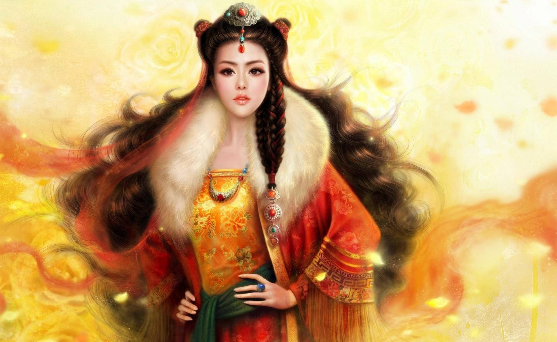 Empress Fantasy Girl Wallpaper
