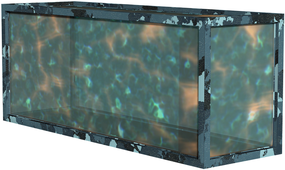 Empty Aquarium3 D Render PNG