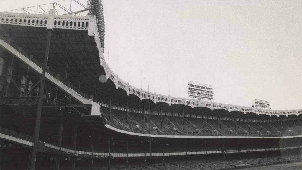 Empty Bleachers At Yankee Stadium Wallpaper