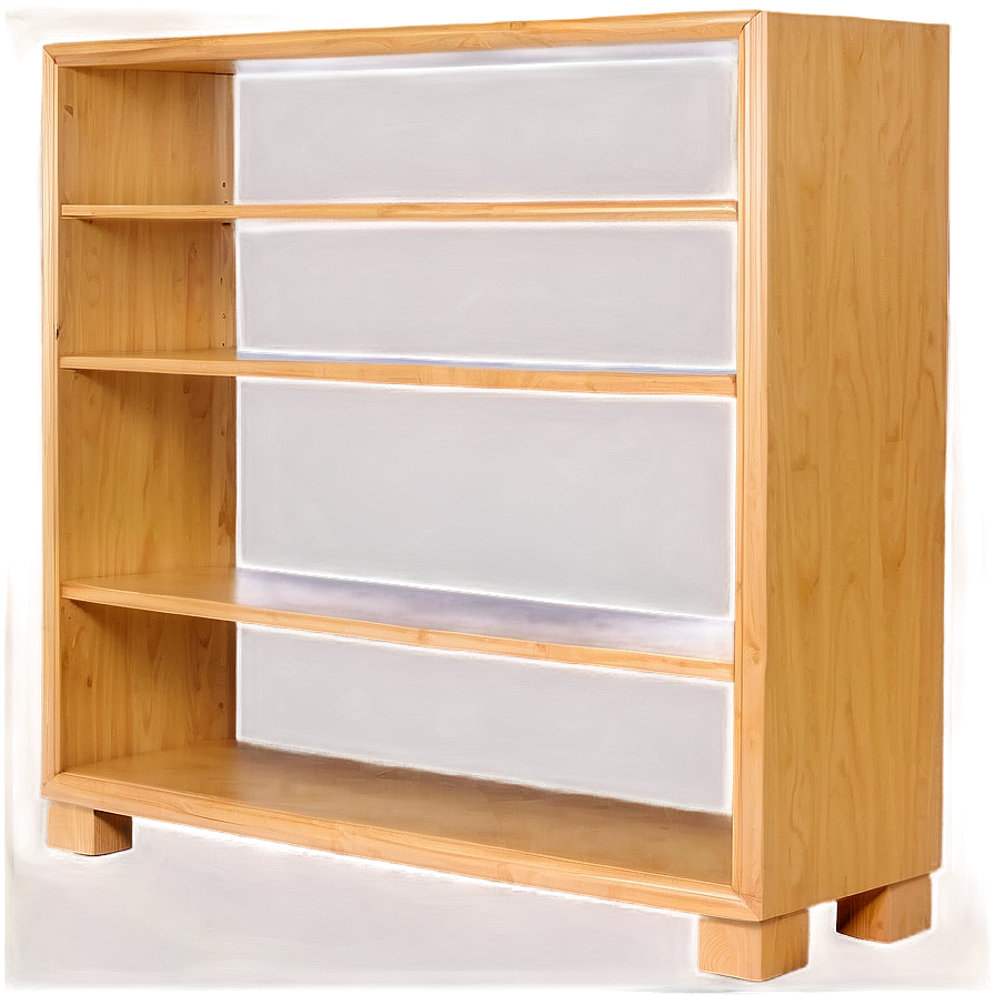 Empty Bookshelf In Room Png Hrl86 PNG