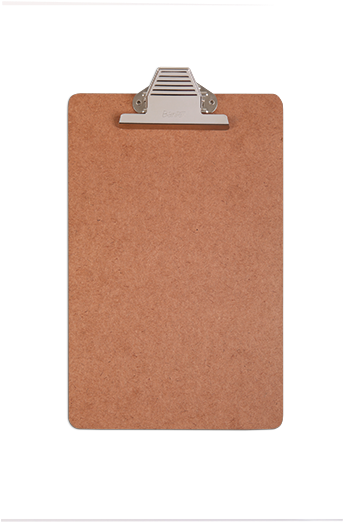 Empty Brown Clipboard PNG