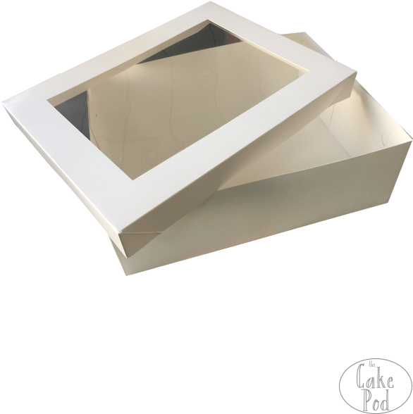 Empty Cake Boxwith Transparent Lid PNG
