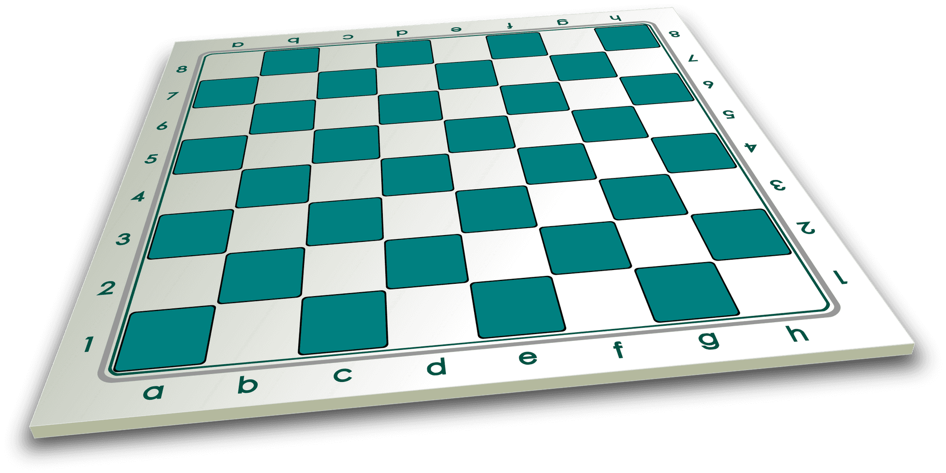 Empty Chessboard3 D Perspective PNG