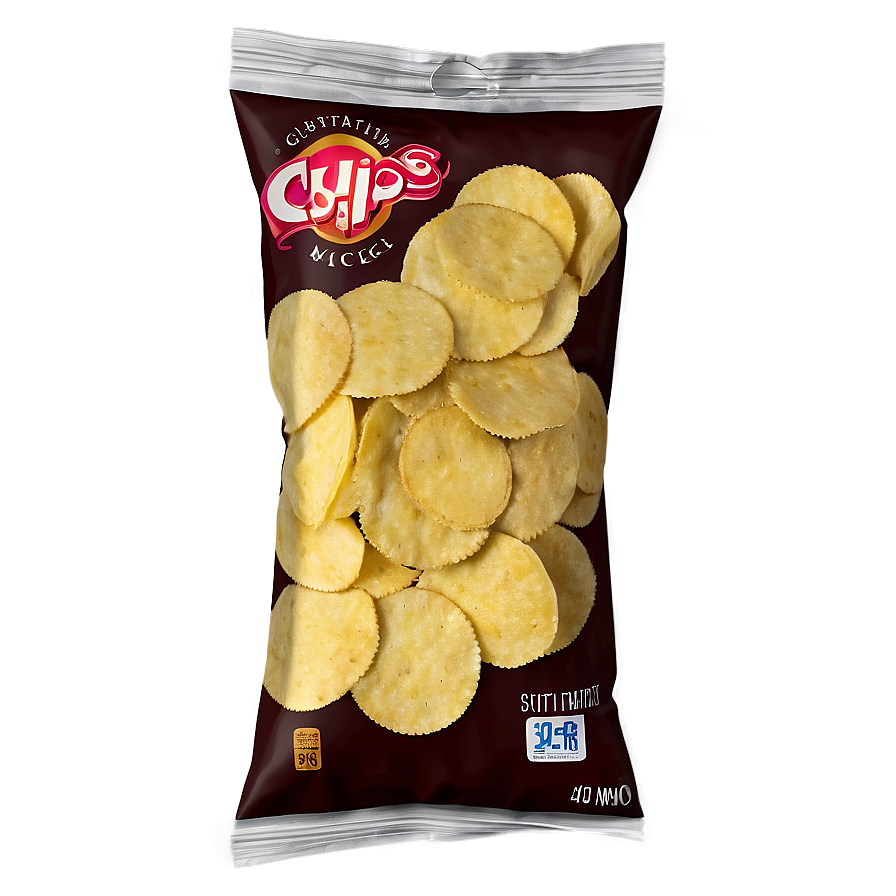 Empty Chips Bag Png 06132024 PNG