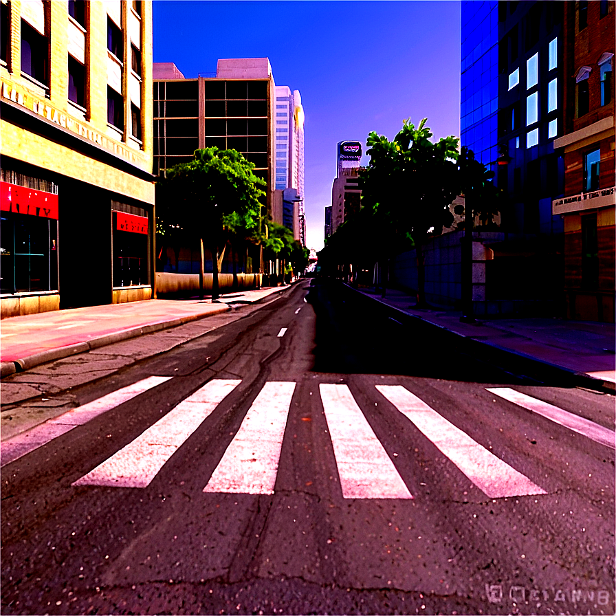 Empty City Street Png Rni4 PNG