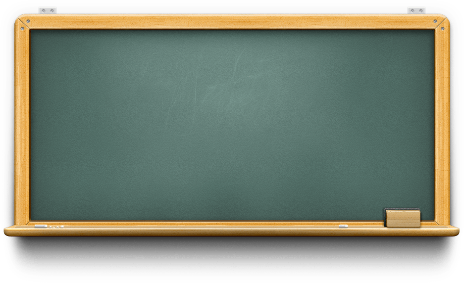 Empty Classroom Blackboard PNG