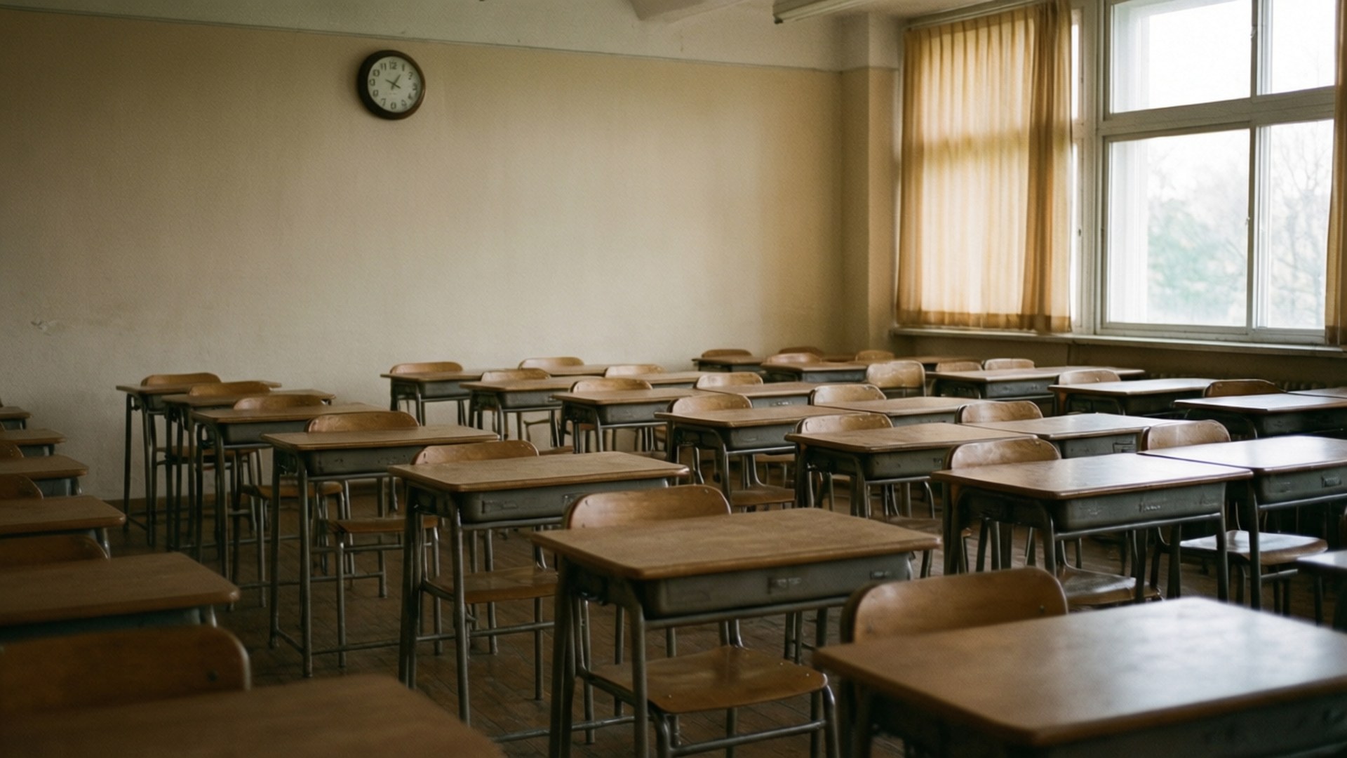 Empty Classroom Serenity Wallpaper
