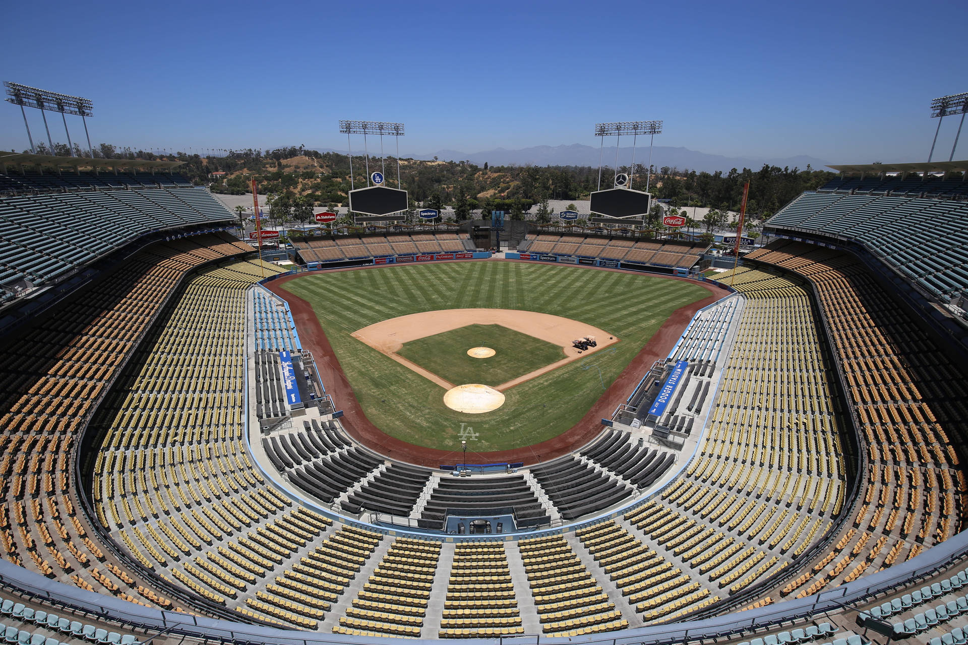 Empty Dodgers Stadium Wallpaper