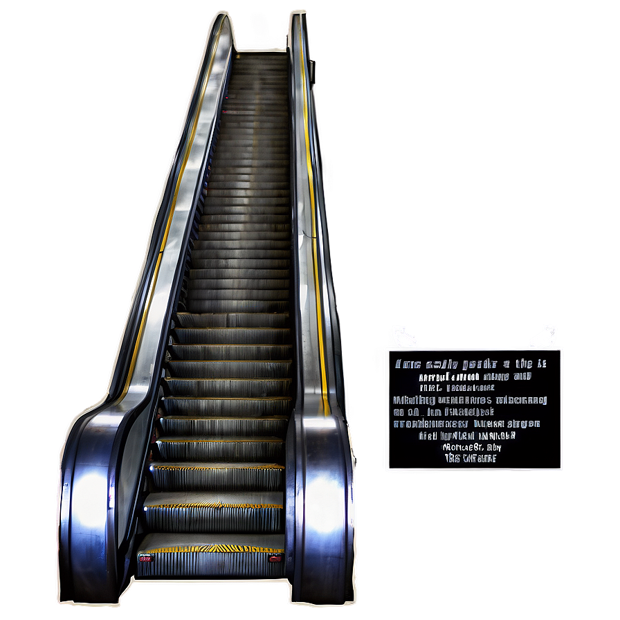 Empty Escalator At Night Png Gog44 PNG