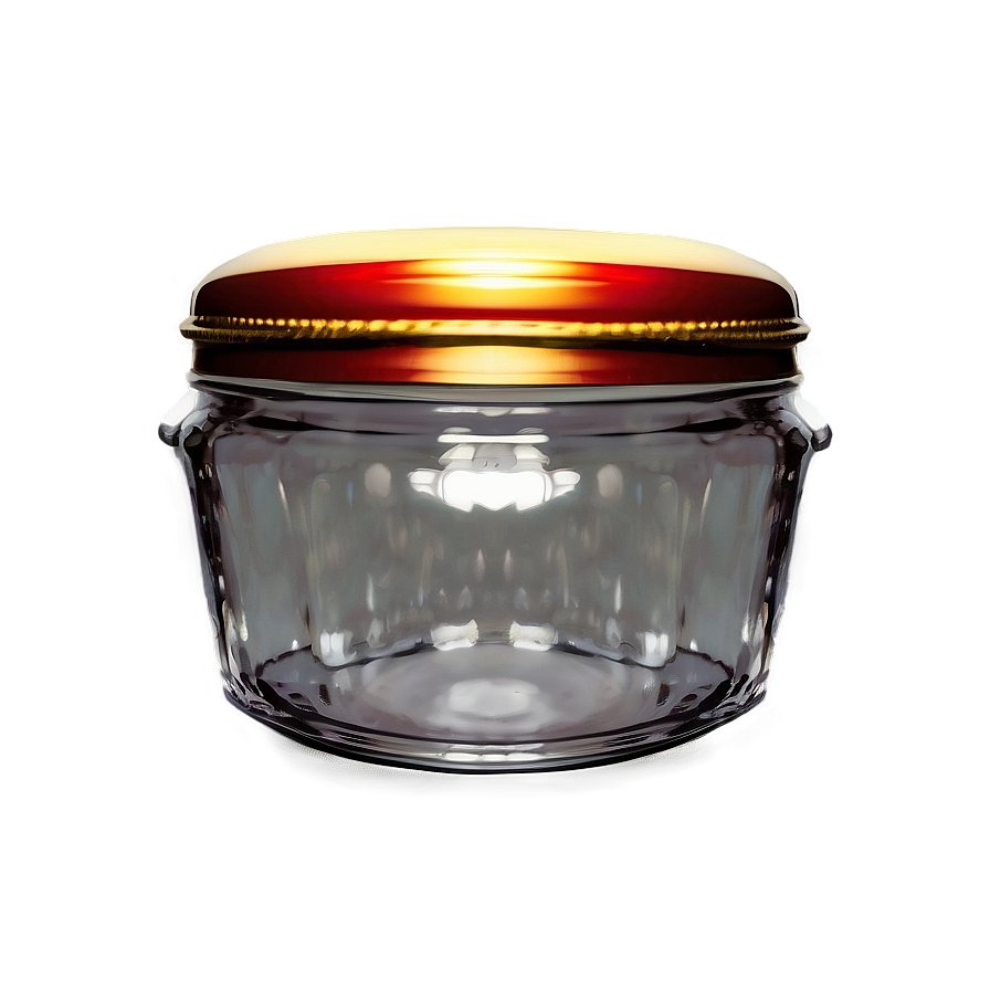 Empty Glass Jar Clipart Png 06132024 PNG