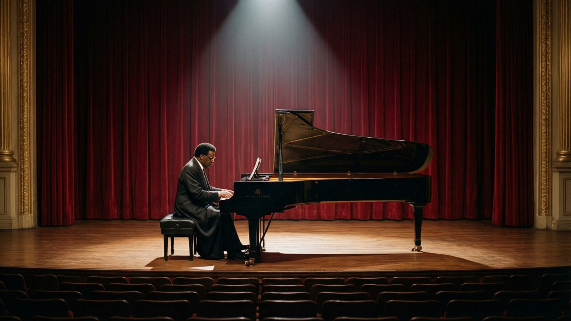 Empty Hall Performance Wallpaper