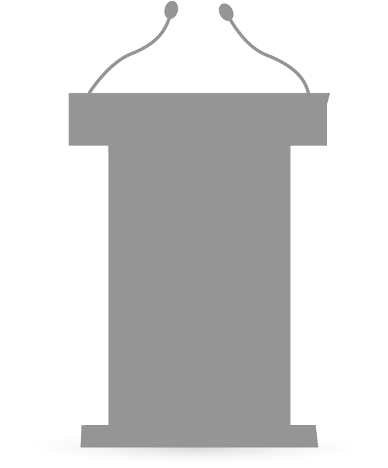 Empty Podium Silhouette PNG
