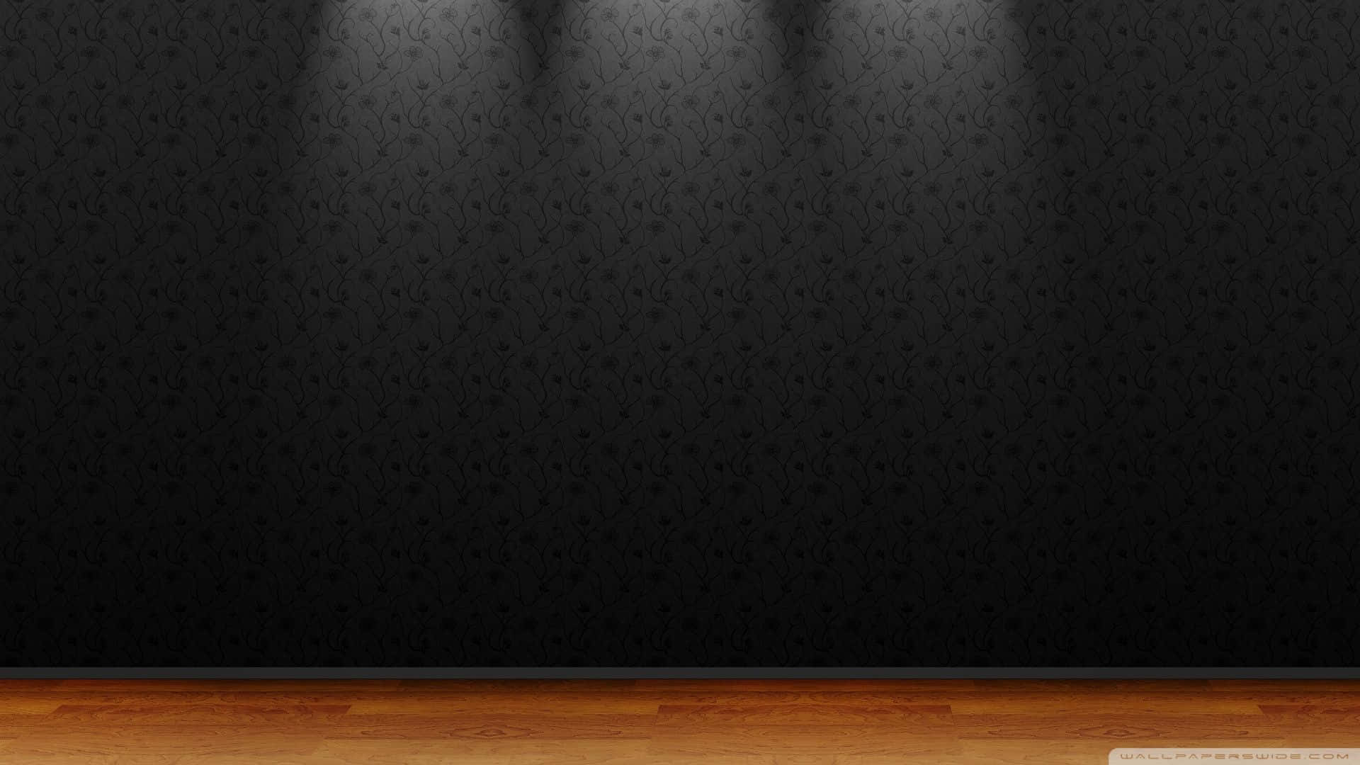 Empty Room With Black Walls Wallpaper
