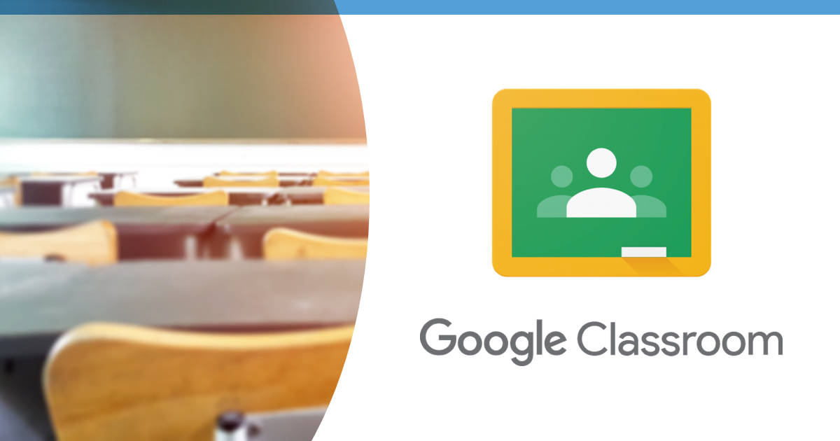 Empty Room With Google Classroom Logo Picture