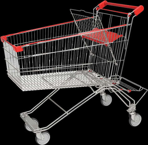 Empty Shopping Cart Isolated PNG