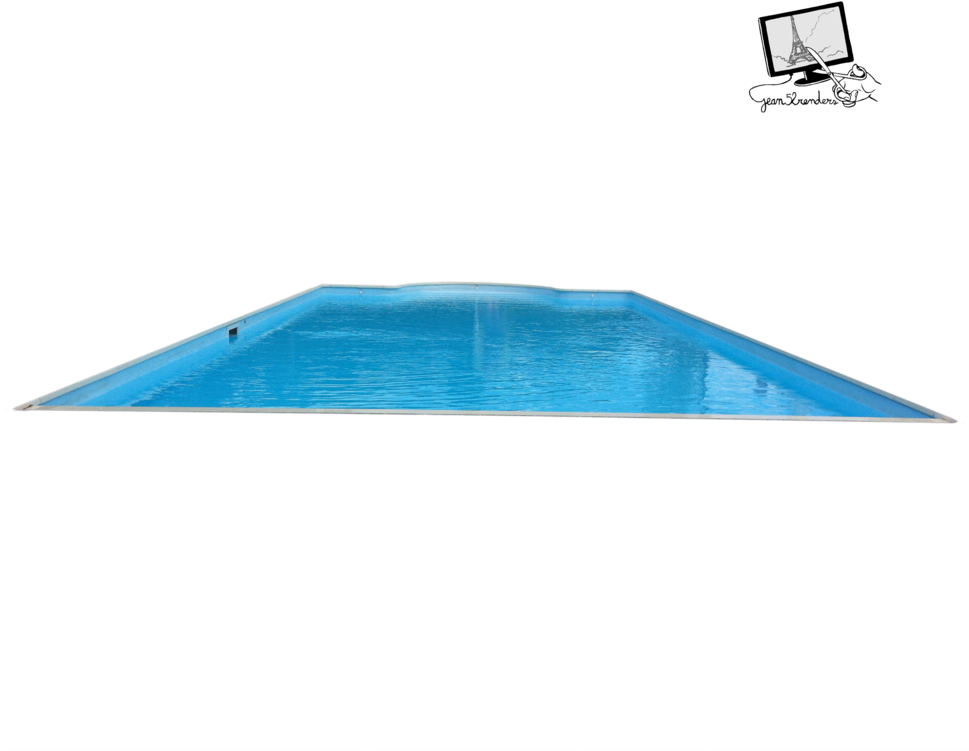 Empty Swimming Pool Blue Water PNG