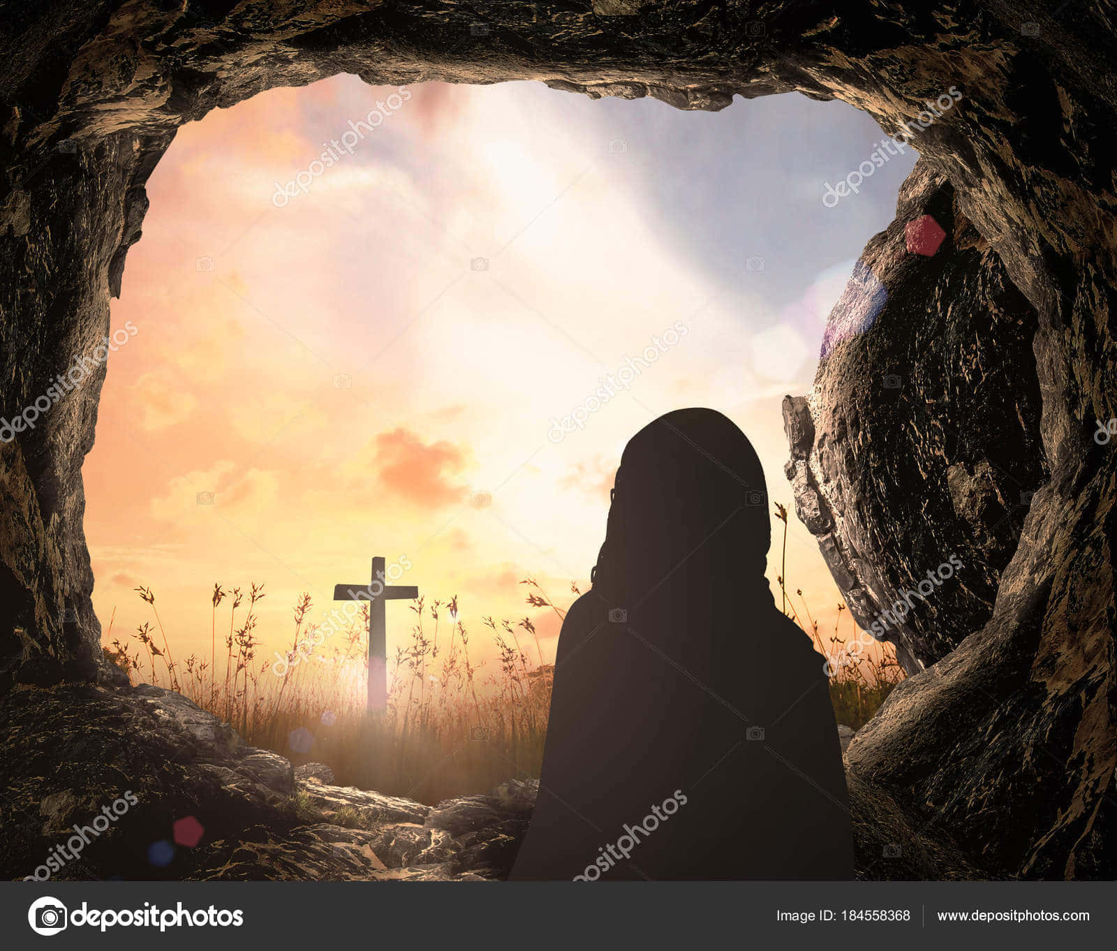 "An Empty Tomb Reminding Us Of The Hope Of Salvation" Wallpaper