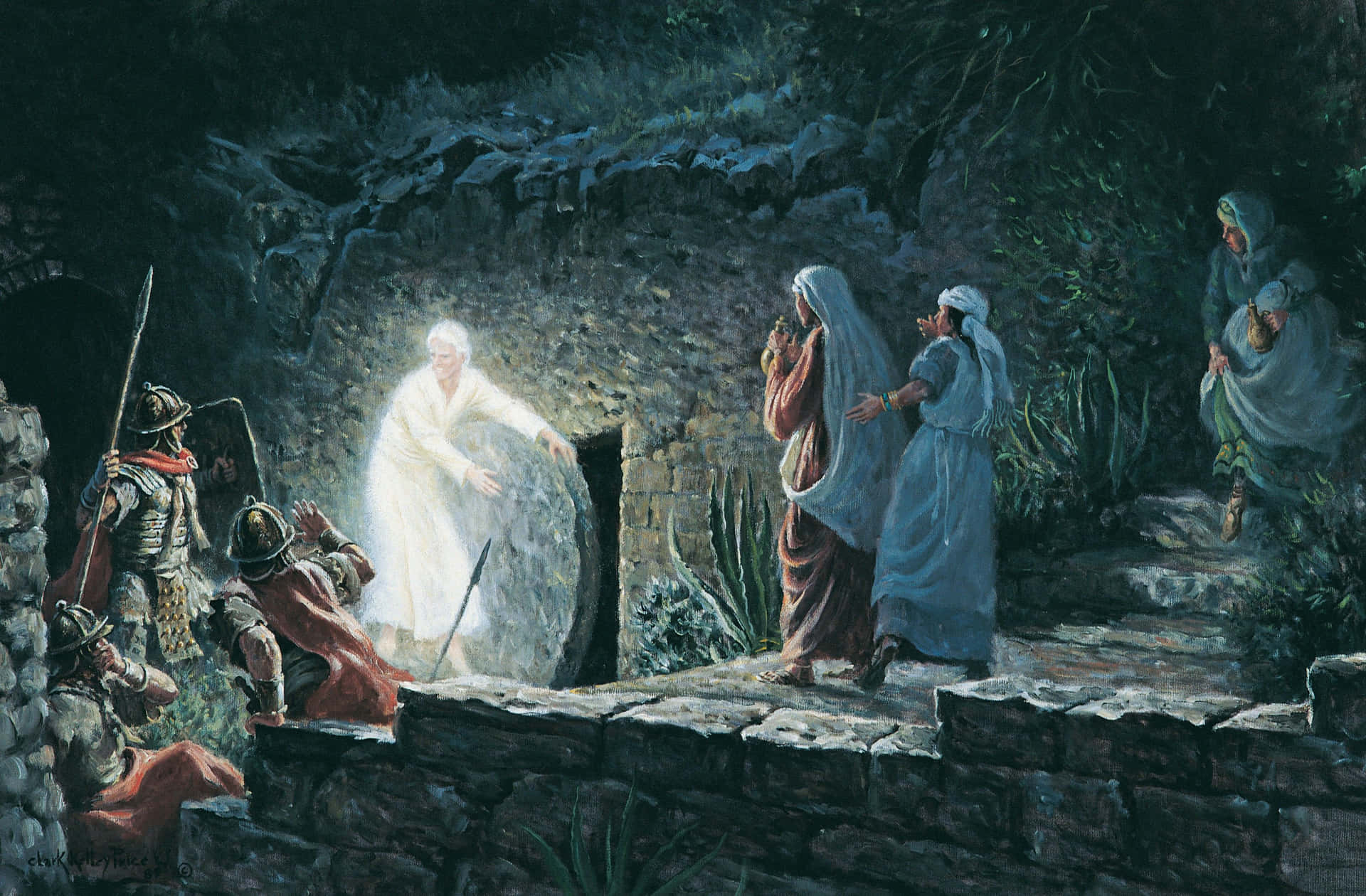 Resurrecting Redemption at the Empty Tomb Wallpaper