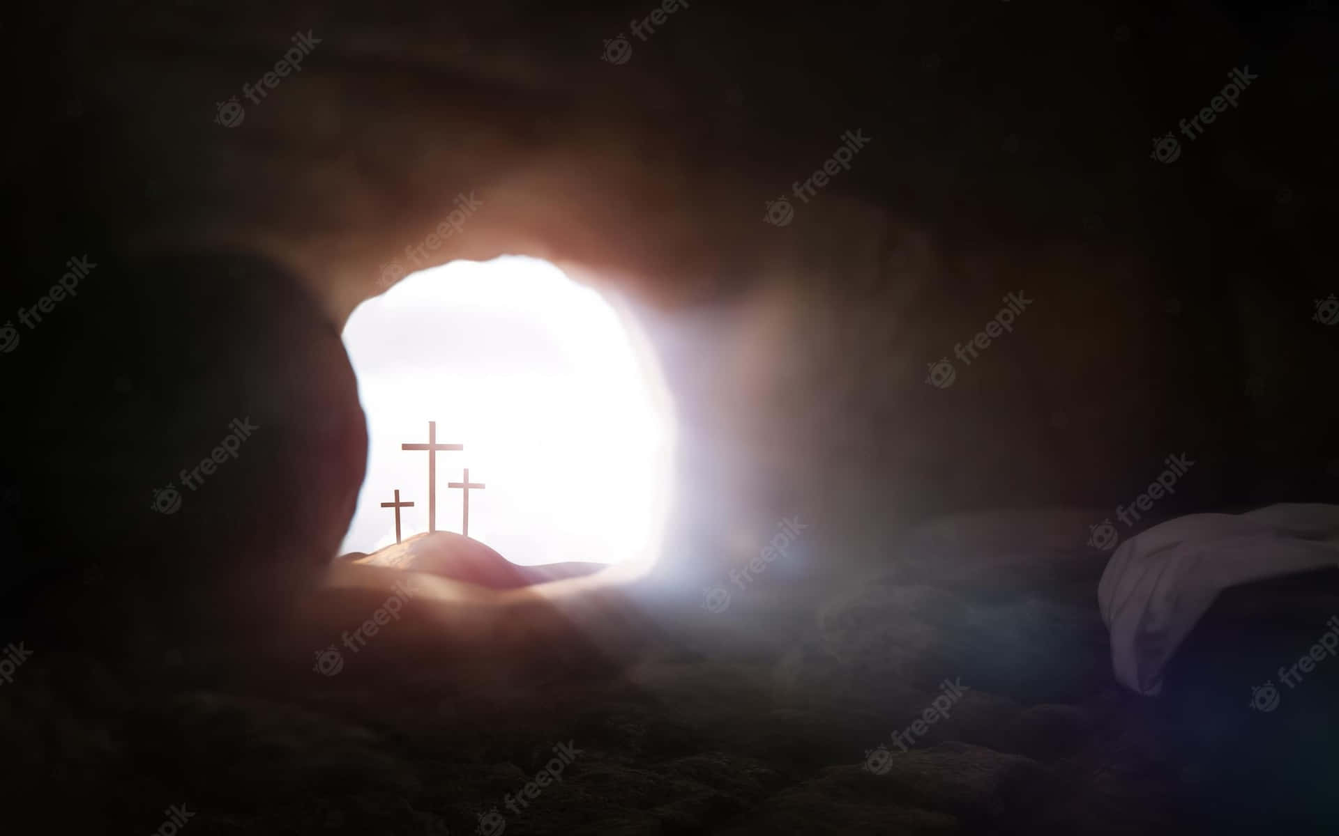 The Symbol of Hope - The Empty Tomb Wallpaper