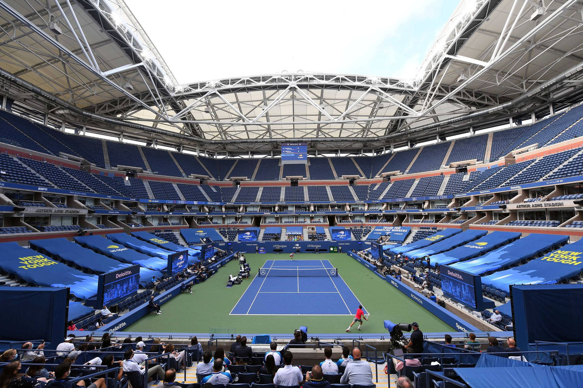 Empty US Open Tennis Stadium Wallpaper
