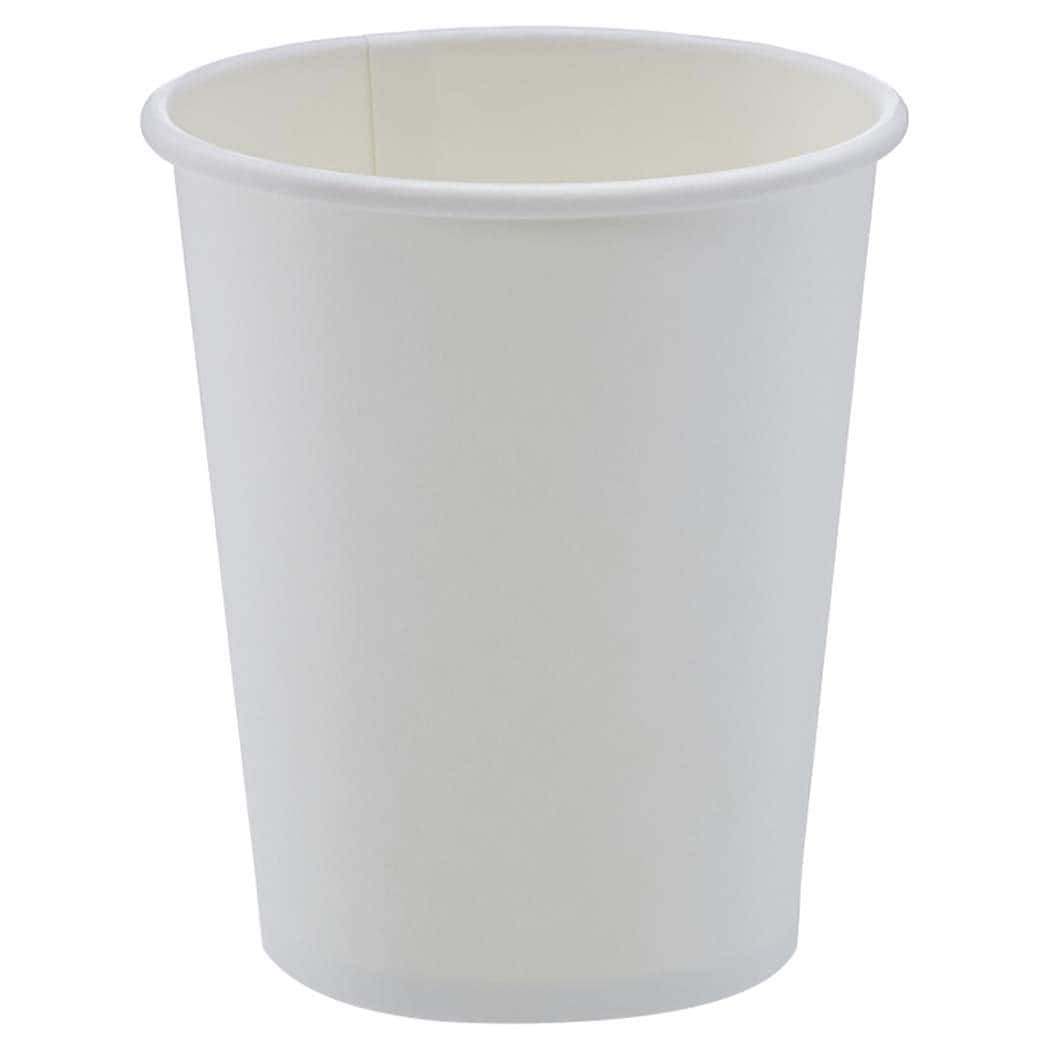Empty White Disposable Cup Wallpaper