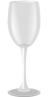 Empty Wine Glass Silhouette PNG