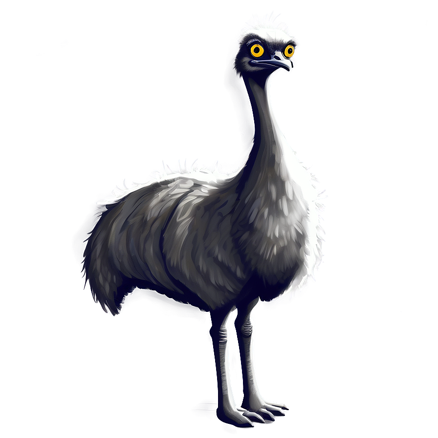 Emu Sketch Png Ldp PNG