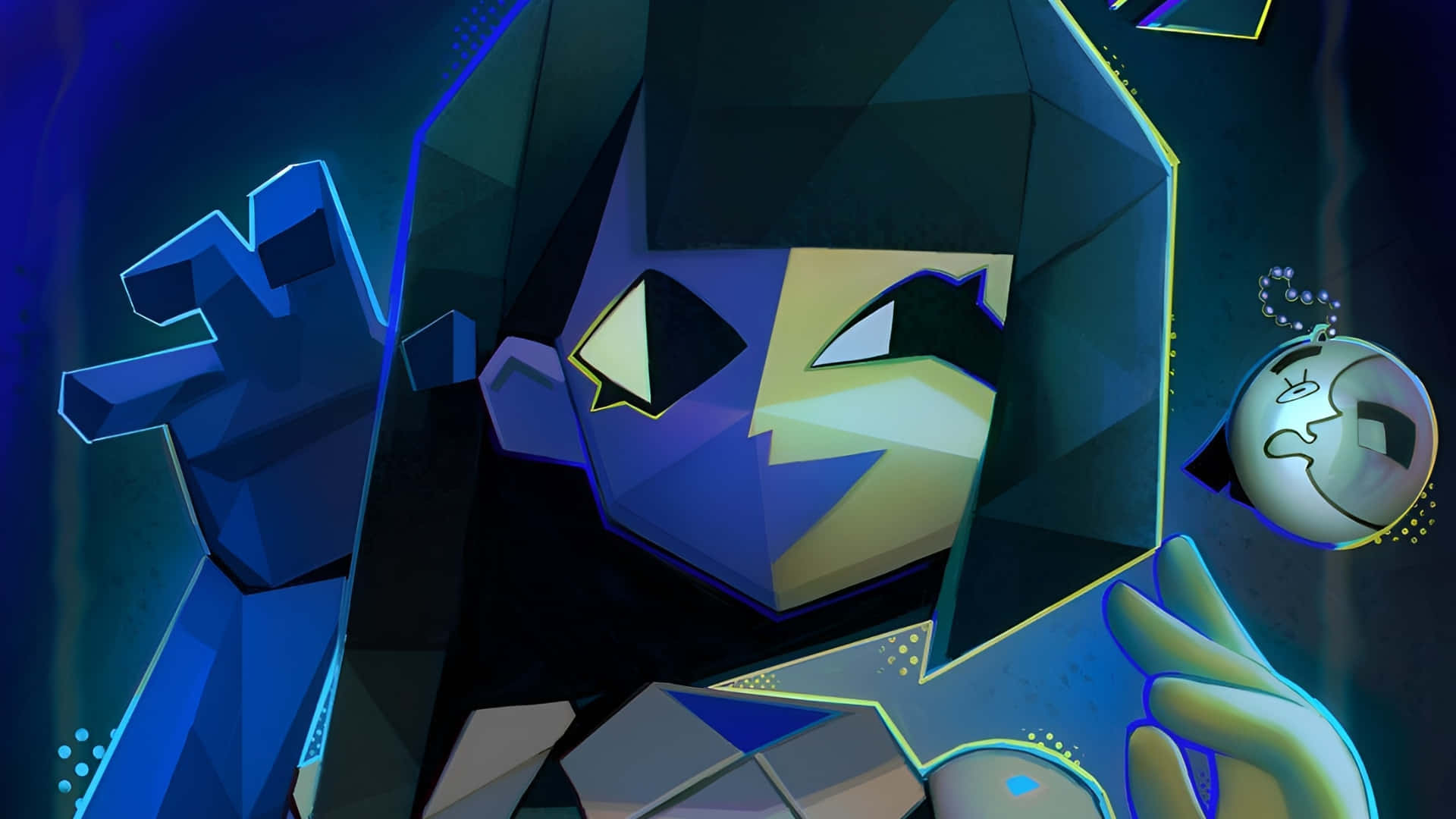 Ena Animated Character Design Wallpaper