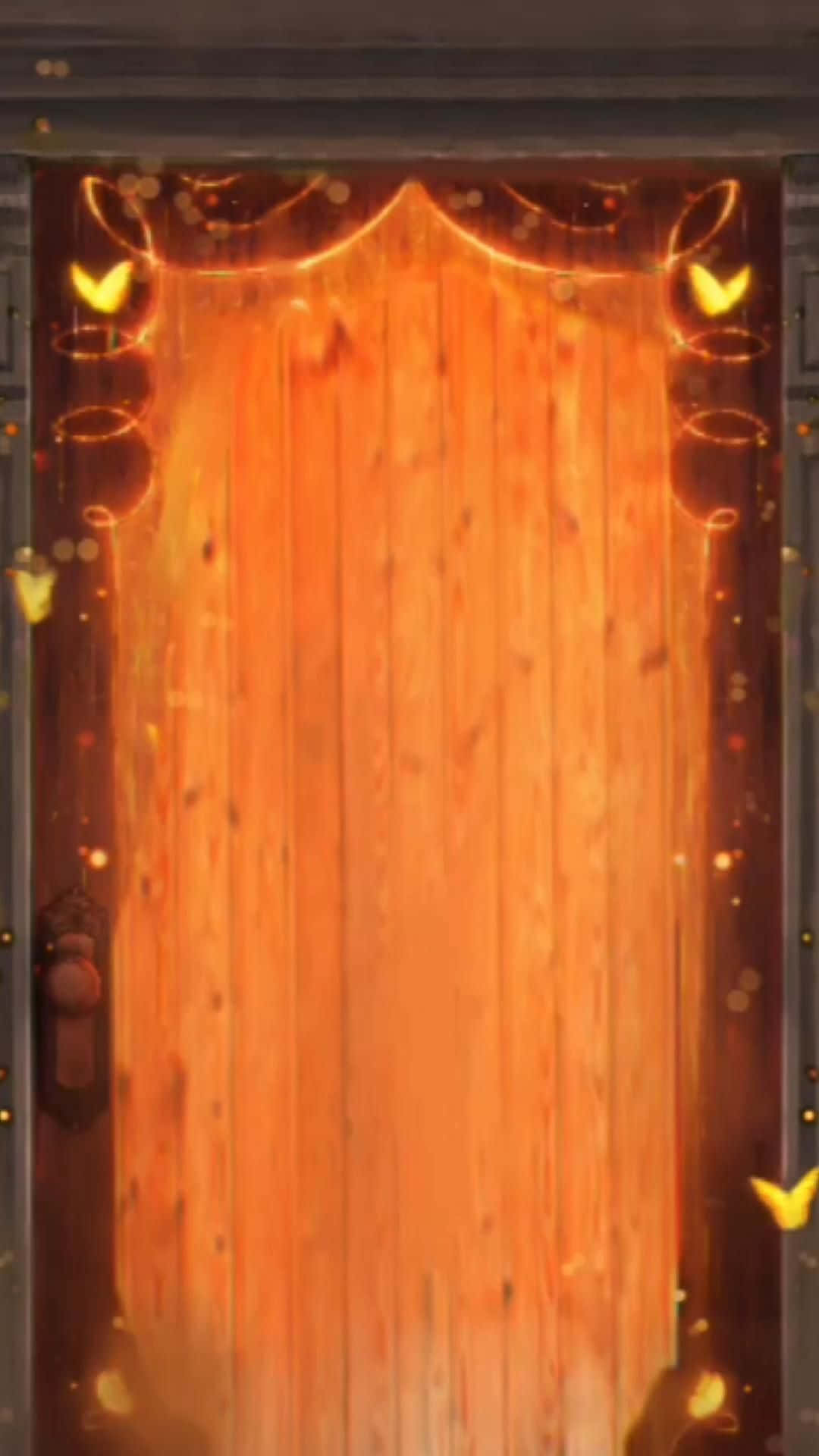 A Door With A Golden Door And A Golden Door