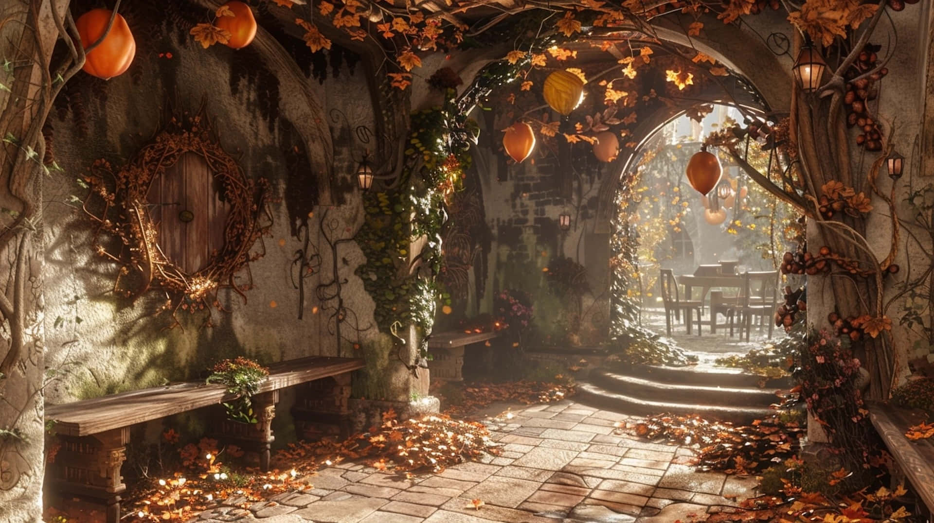 Enchanted Autumn Nook.jpg Wallpaper