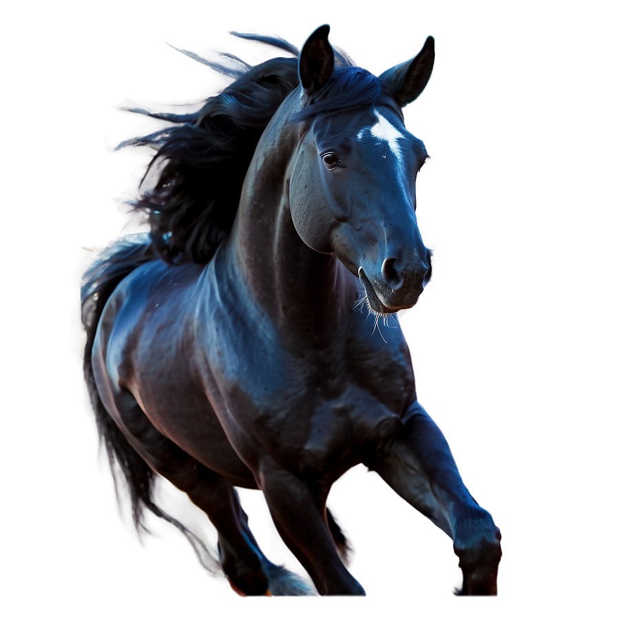 Enchanted Black Horse Magic Png 73 PNG