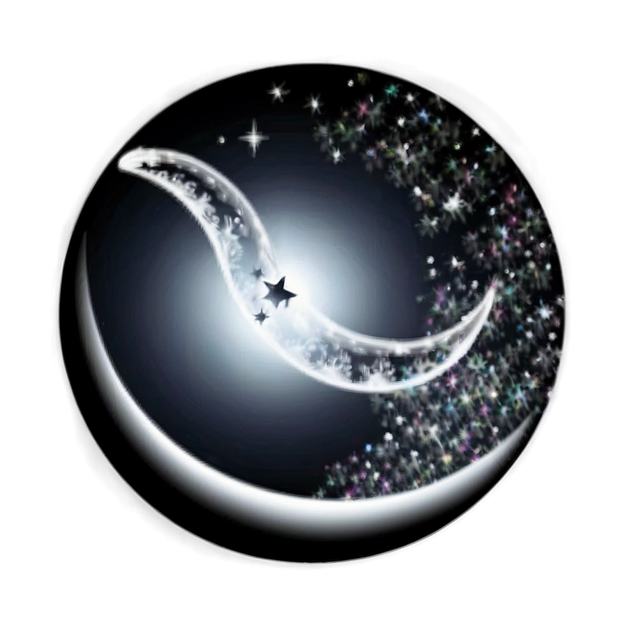 Enchanted Black Moon Png 06252024 PNG