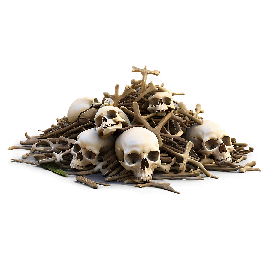 Enchanted Bones Heap Png 06132024 PNG