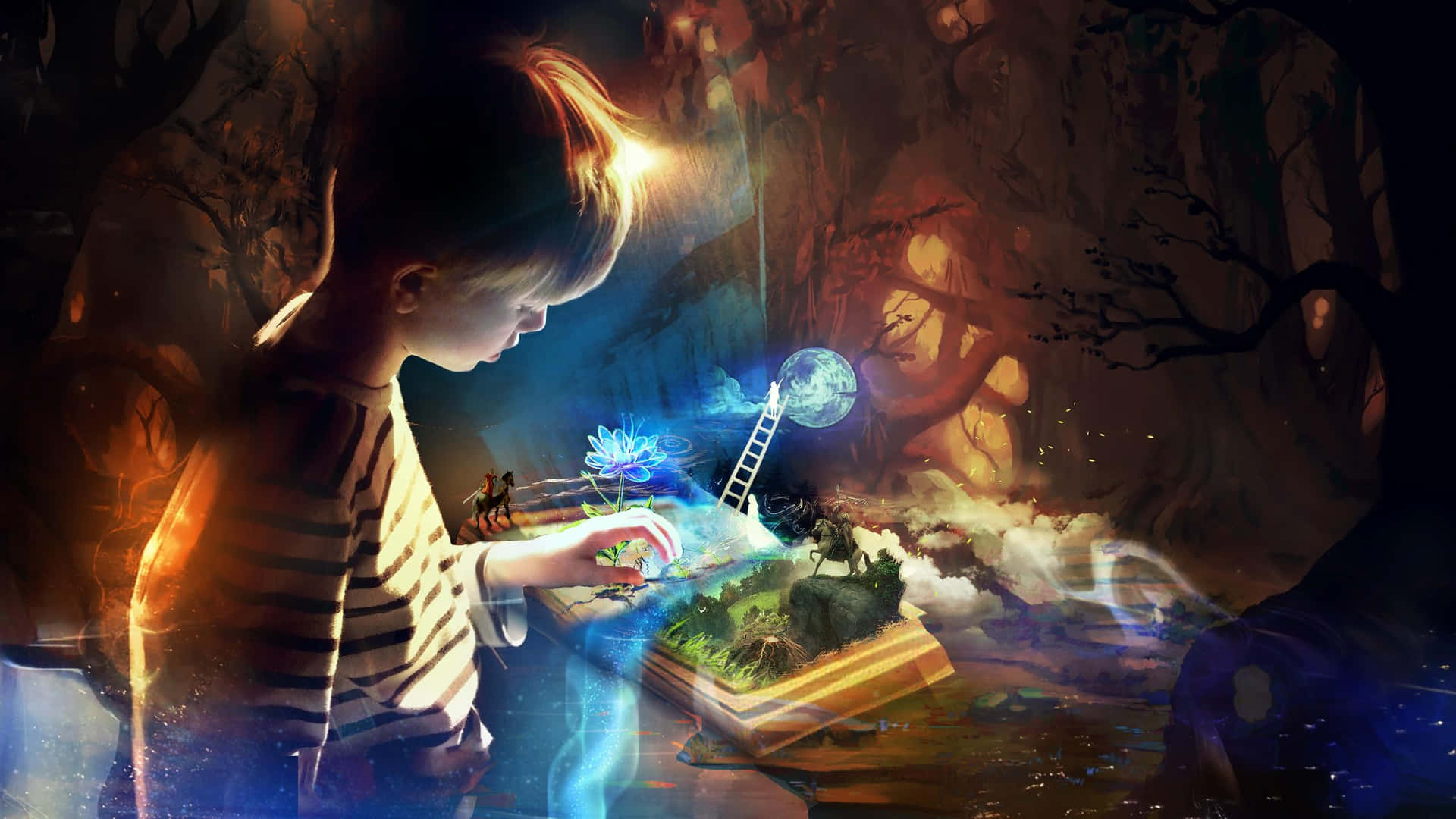 Enchanted_ Book_ Adventure Wallpaper