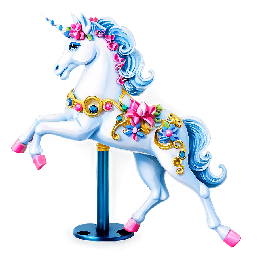 Enchanted Carousel Unicorn Png Upa PNG